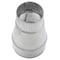 Imperial Mfg Imperial 4 in. D X 3 in. D Galvanized Steel Furnace Pipe Reducer GV0808-A - alternate 4